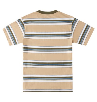 DC Bully Stripe Khaki Csíkok - Póló - Khaki Csíkok - Magyarország (67U8S427)